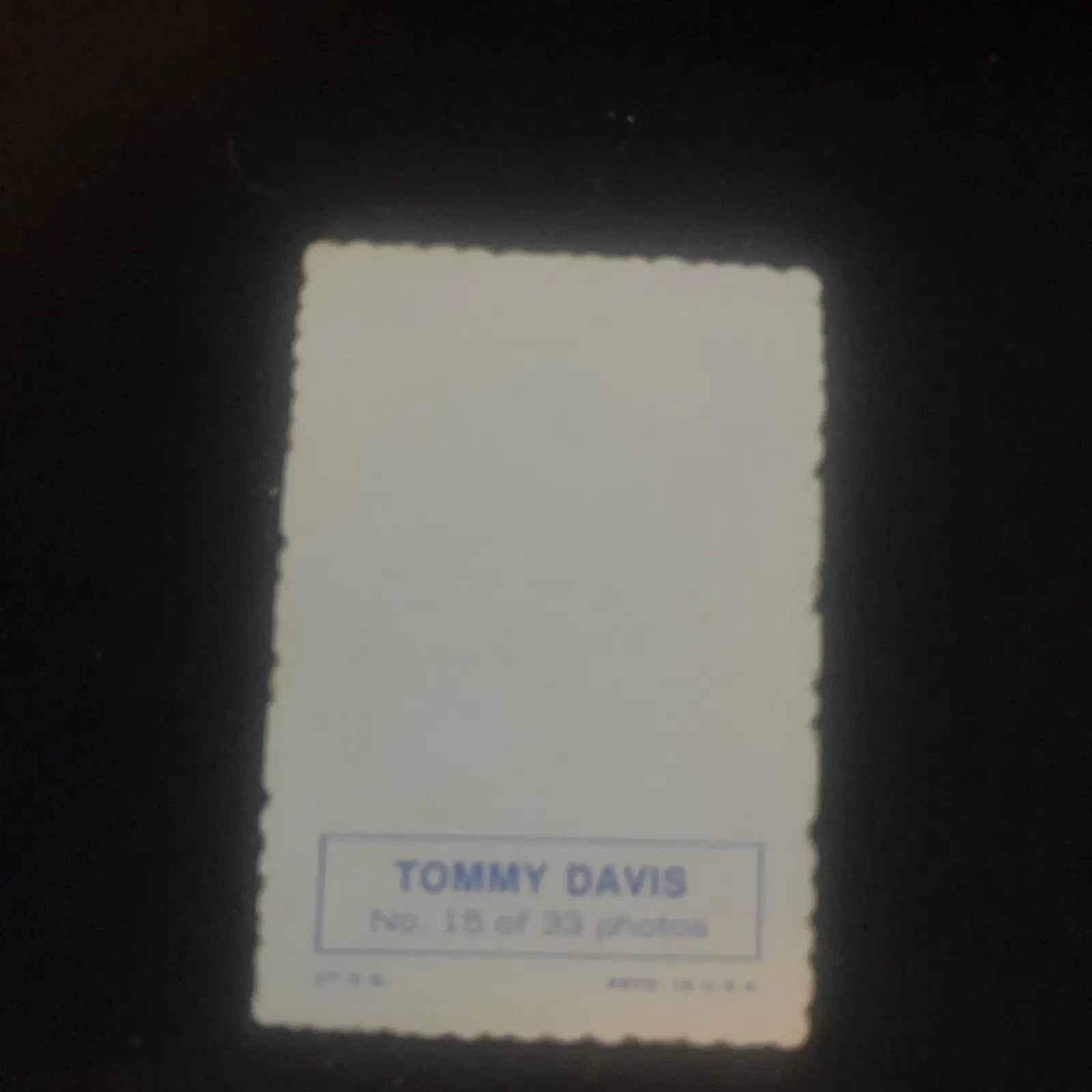 Tommy Davis 1969 Topps Deckle Edge trading card #15 featuring vintage baseball art