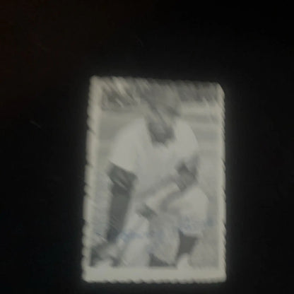Monochrome baseball card of 1969 Topps Deckle Edge Tommy Davis #15 for collectors