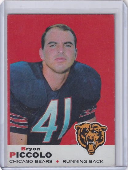Bryan Picolo 1969 Topps Football card featuring Chicago Bears jersey number 41
