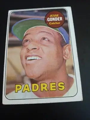 1969 Topps - High # Jesse Gonder #617. San Diego Padres. EX - Baseball Card Single