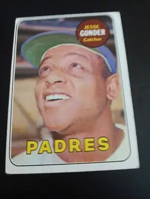 1969 Topps - High # Jesse Gonder #617. San Diego Padres. EX - Baseball Card Single