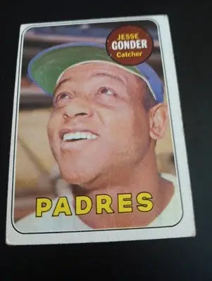 1969 Topps - High # Jesse Gonder #617. San Diego Padres. EX - Baseball Card Single