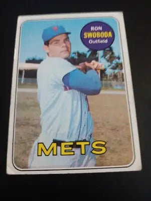 1969 Topps - High # Ron Swoboda #585. New York Mets. EX - Baseball Card Single