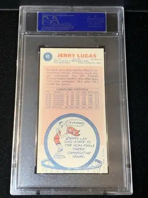 1969 Topps Jerry Lucas #45 San Francisco RC Rookie Card PSA 6 (mc) EX-MT - Basketball Card Single