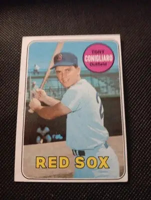 1969 Topps - Tony Conigliaro #330. Boston Red Sox. EX-NRMT - Baseball Card Single