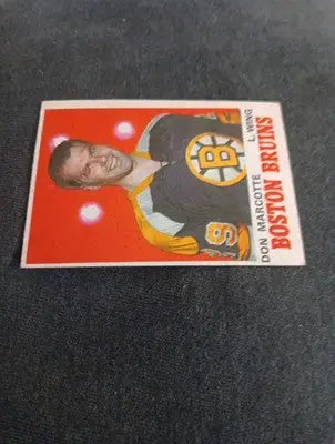 1970-71 O-Pee-Chee - Don Marcotte #138 (RC). Bruins. EX+ - Hockey Card Single