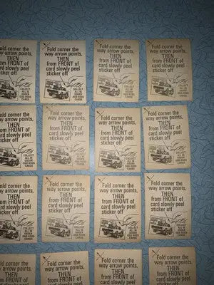 1970 Donruss Odder Odd Rods Series PARTIAL STICKER CARD SET (35/66) DONRUSS Lot - Other
