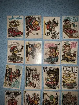 1970 Donruss Odder Odd Rods Series PARTIAL STICKER CARD SET (35/66) DONRUSS Lot - Other