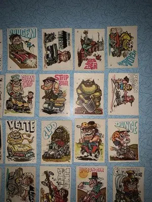 1970 Donruss Odder Odd Rods Series PARTIAL STICKER CARD SET (35/66) DONRUSS Lot - Other