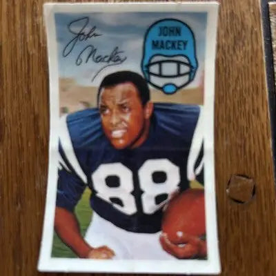 1970 Kellogg’s 3-D Super Stars - John Mackey #34 - Other