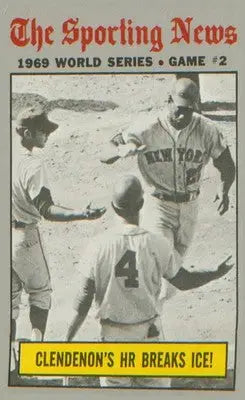 1970 Topps #306 World Series Game 2 - Clendenon’s HR Breaks Ice! - Baseball Card Single