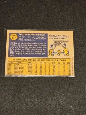 1970 Topps #377 Bill Butler - Baseball Card Single