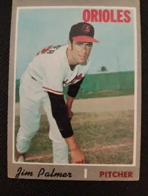 1970 Topps #449 Jim Palmer. Baltimore Orioles. VG+ - EX - Baseball Card Single