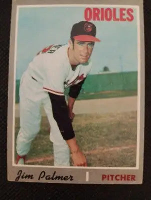 1970 Topps #449 Jim Palmer. Baltimore Orioles. VG+ - EX - Baseball Card Single