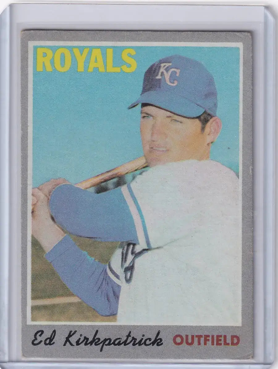 1970 Topps Baseball #165 Ed Kirkpatrick - Kansas City Royals