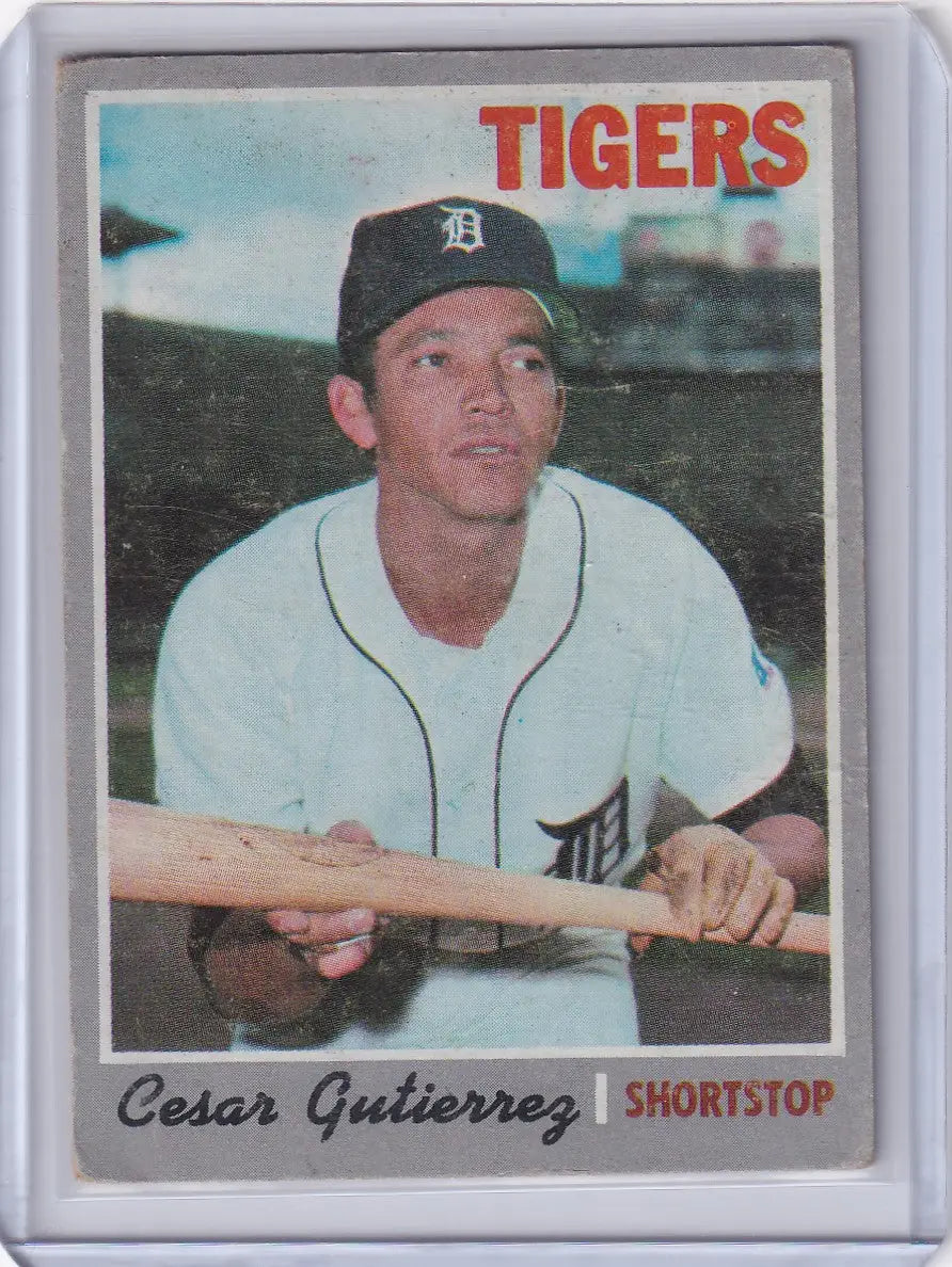 1970 Topps Baseball #269 Cesar Gutierrez - Detroit Tigers