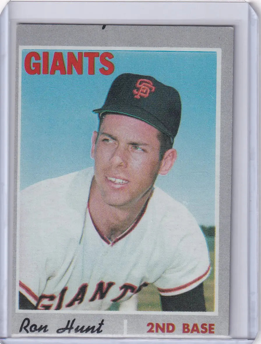 1970 Topps Baseball #276 Ron Hunt - San Francisco Giants