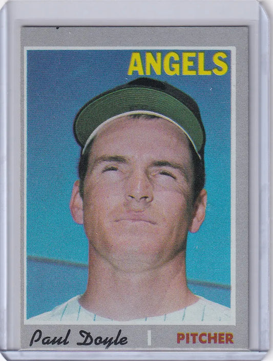 1970 Topps Baseball #277 Paul Doyle - California Angels RC - Baseball Card Single