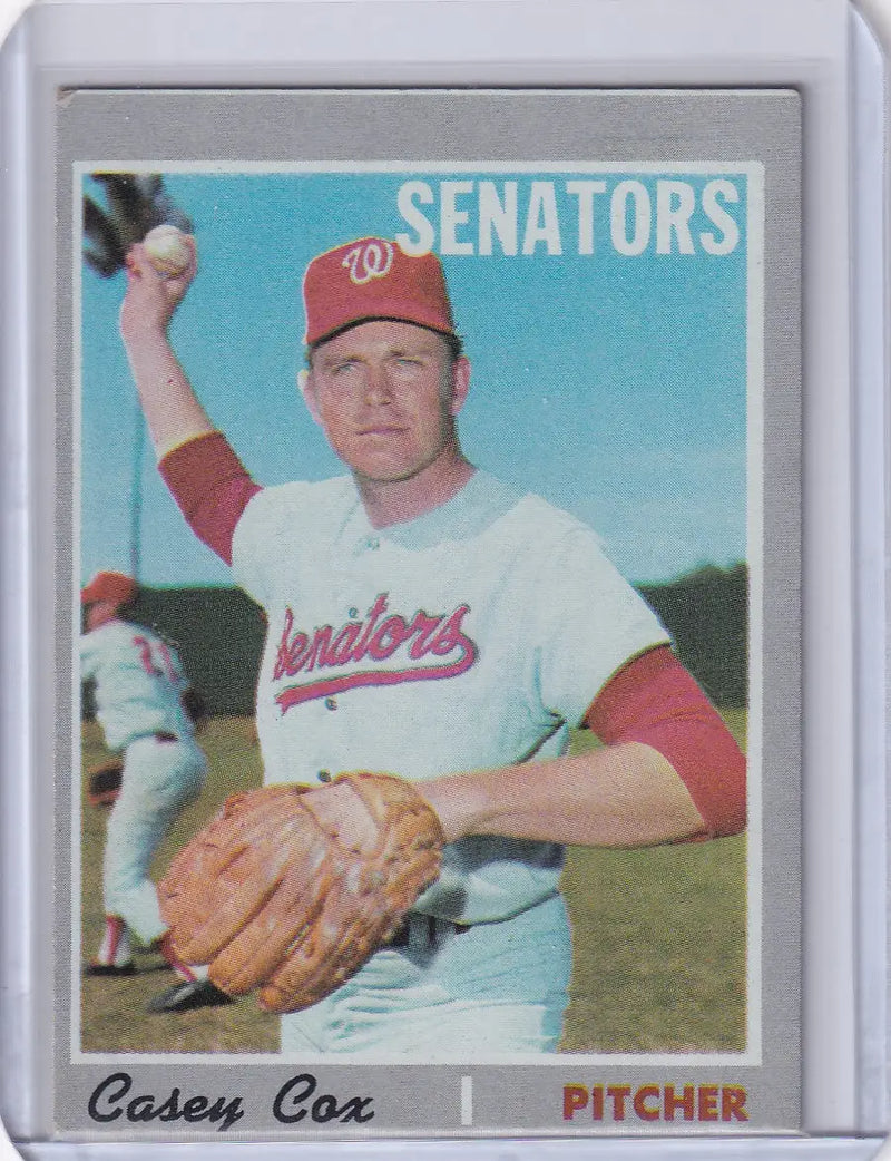 1970 Topps Baseball #281 Casey Cox - Washington Senators - Baseball Card Single