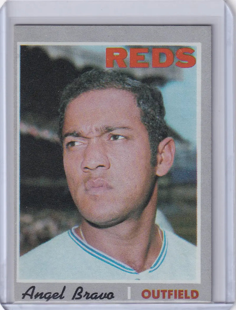 1970 Topps Baseball #283 Angel Bravo - Cincinnati Reds RC