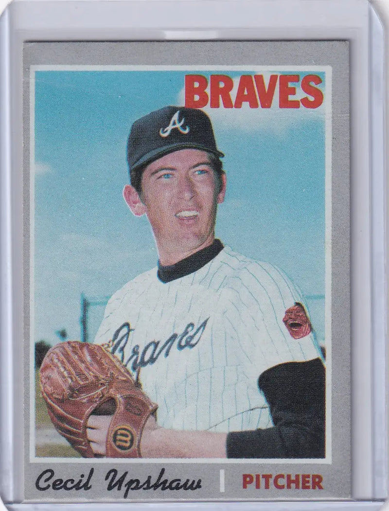 1970 Topps Baseball #295 Cecil Upshaw - Atlanta Braves