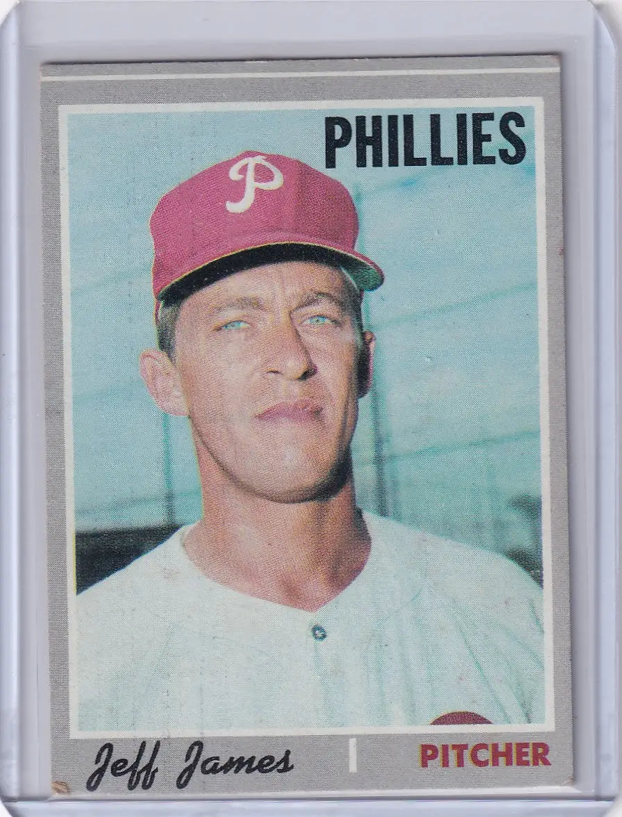 1970 Topps Baseball #302 Jeff James - Philadelphia Phillies