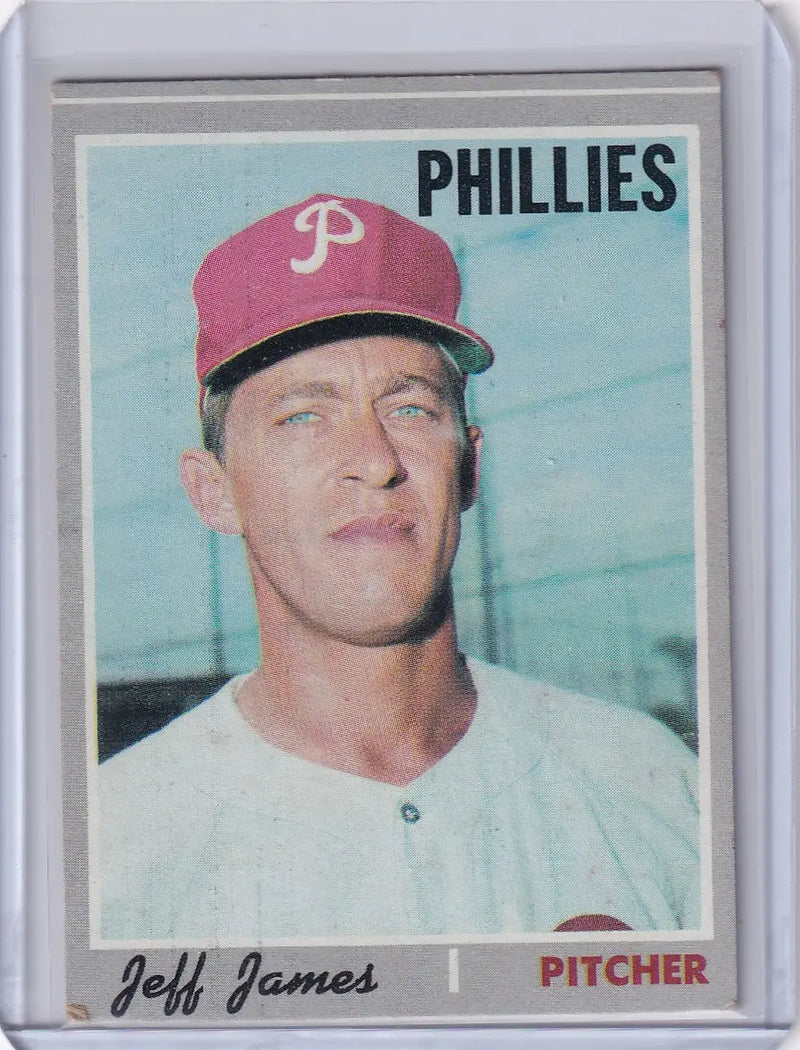 1970 Topps Baseball #302 Jeff James - Philadelphia Phillies