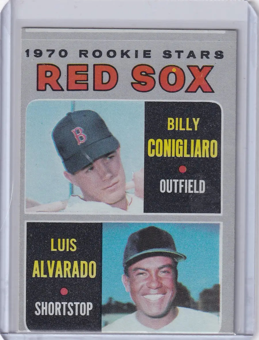 1970 Topps Baseball #317 Red Sox Rookies - Billy Conigliaro / Luis Alvarado RC