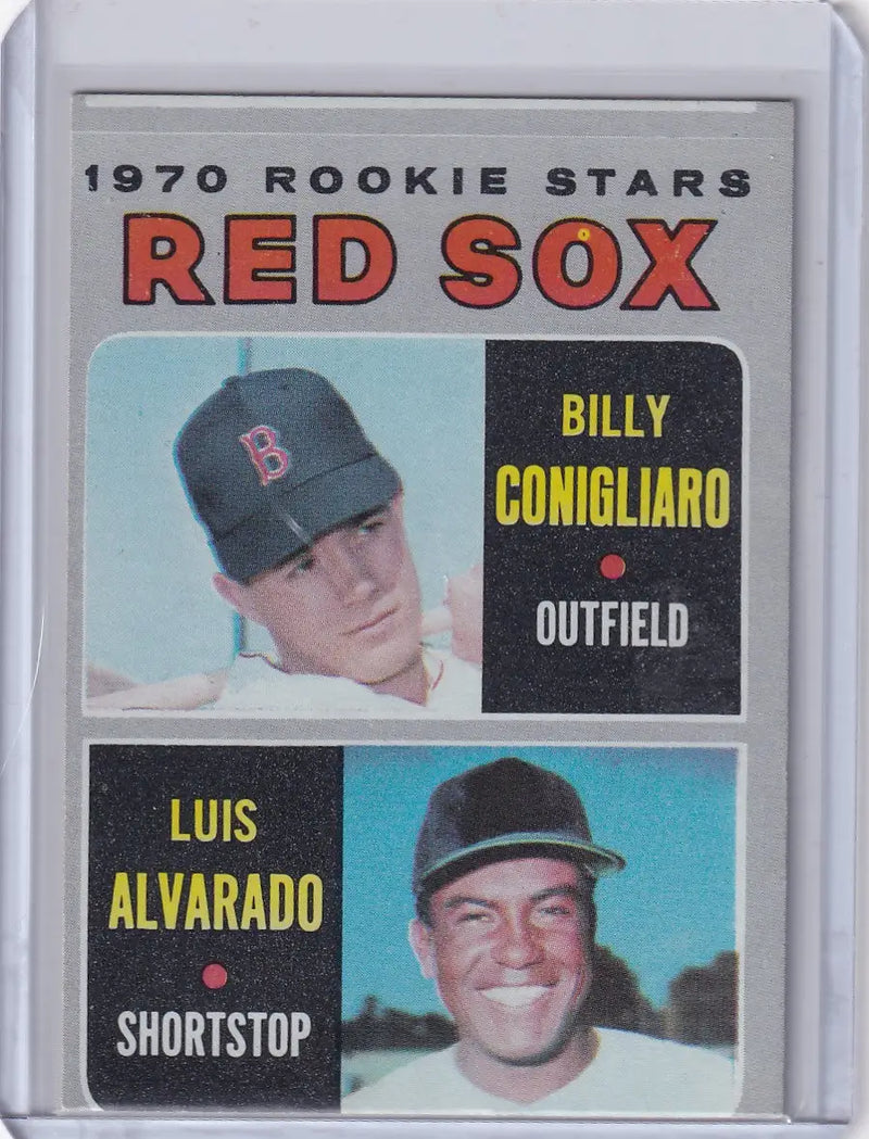 1970 Topps Baseball #317 Red Sox Rookies - Billy Conigliaro / Luis Alvarado RC