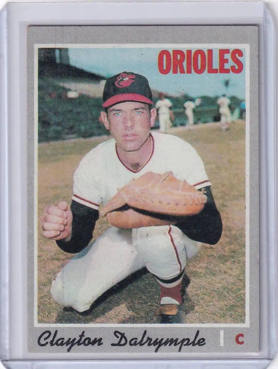1970 Topps Baseball #319 Clay Dalrymple - Baltimore Orioles