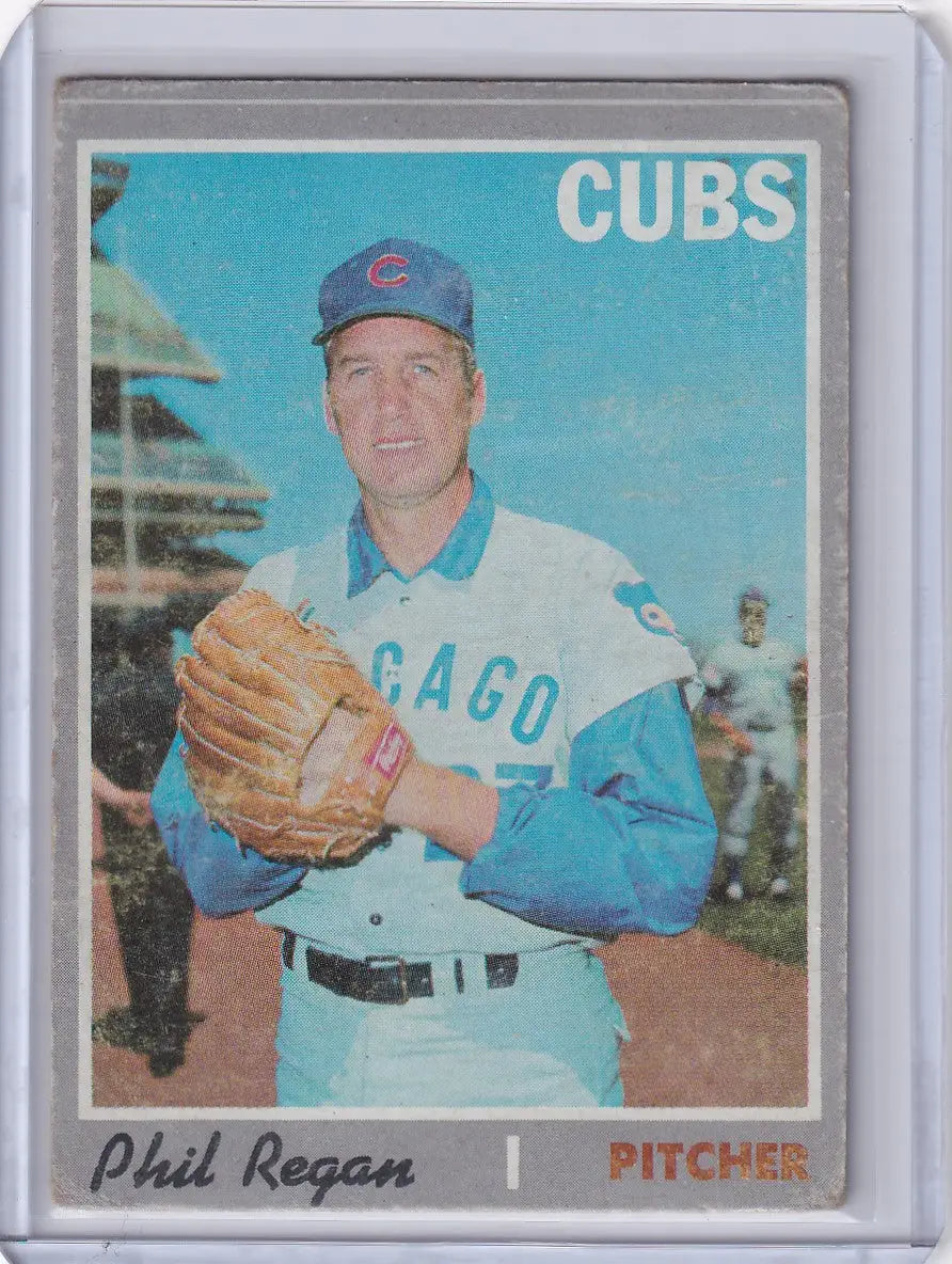 1970 Topps Baseball #334 Phil Regan - Chicago Cubs