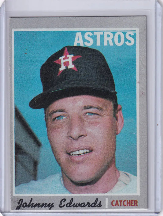 1970 Topps Baseball #339 Johnny Edwards - Houston Astros - Baseball Card Single
