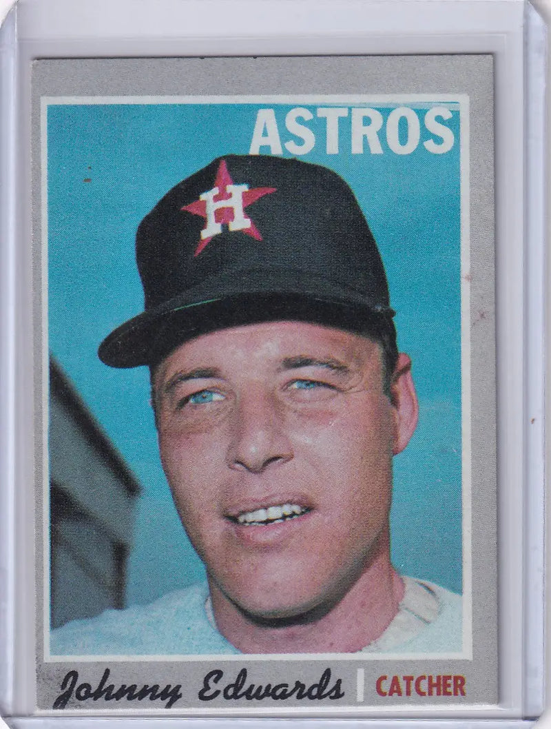 1970 Topps Baseball #339 Johnny Edwards - Houston Astros