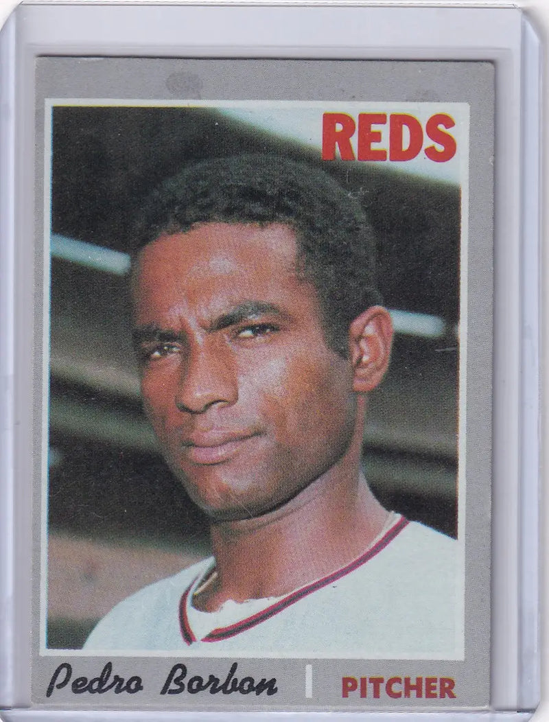 1970 Topps Baseball #358 Pedro Borbon - Cincinnati Reds RC