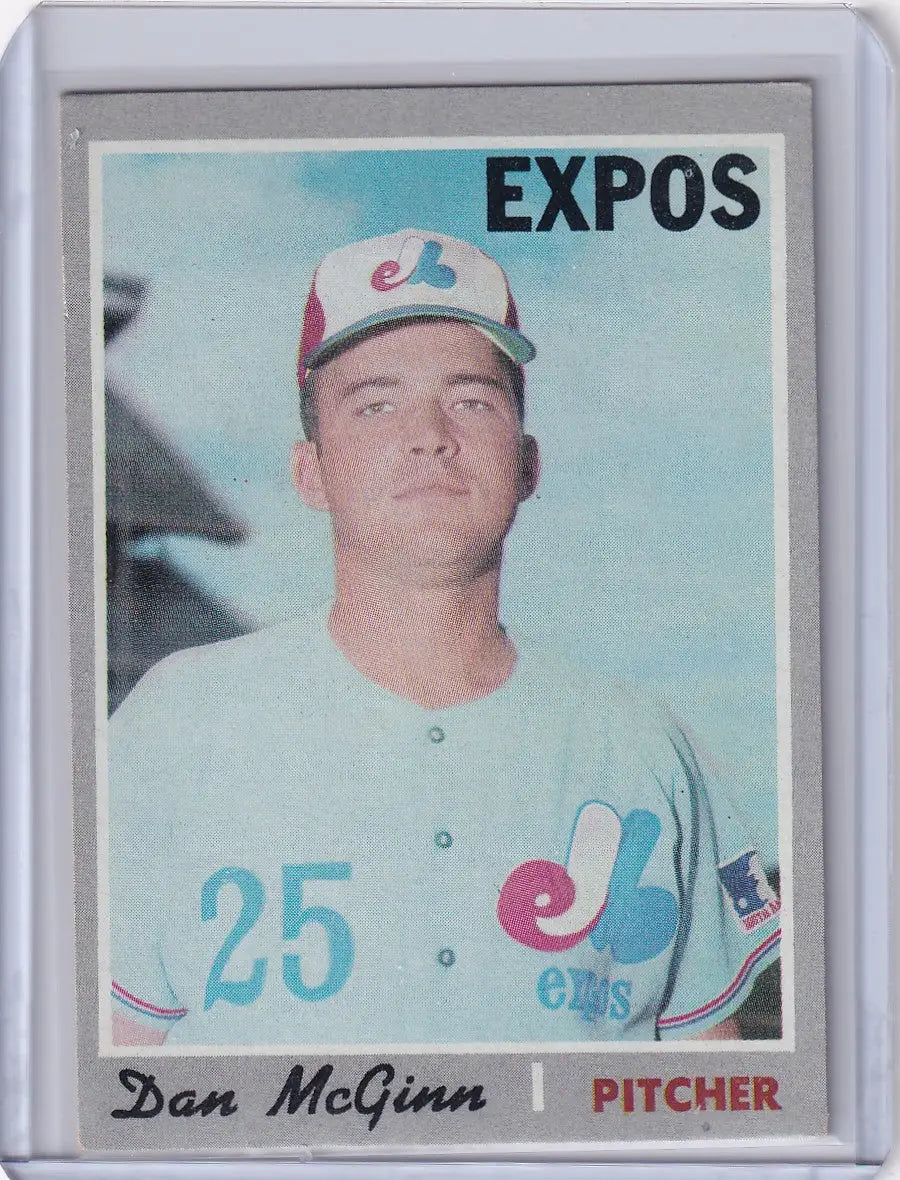 1970 Topps Baseball #364 Dan McGinn - Montreal Expos
