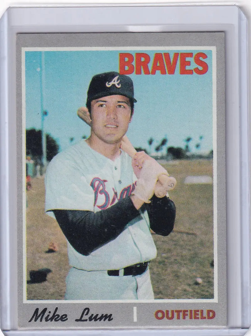 1970 Topps Baseball #367 Mike Lum - Atlanta Braves
