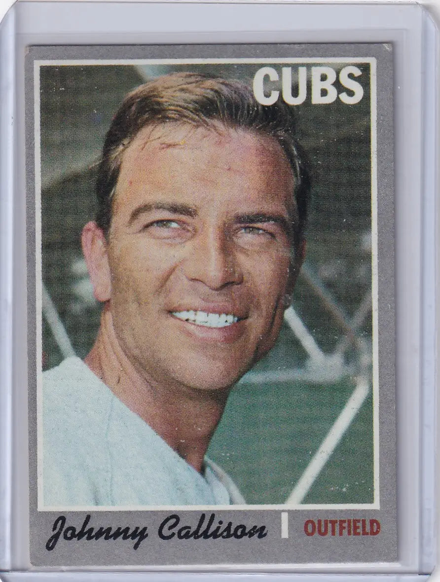 1970 Topps Baseball #375 Johnny Callison - Chicago Cubs