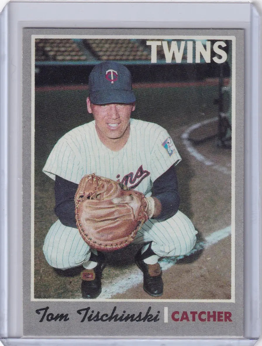 1970 Topps Baseball #379 Tom Tischinski - Minnesota Twins RC