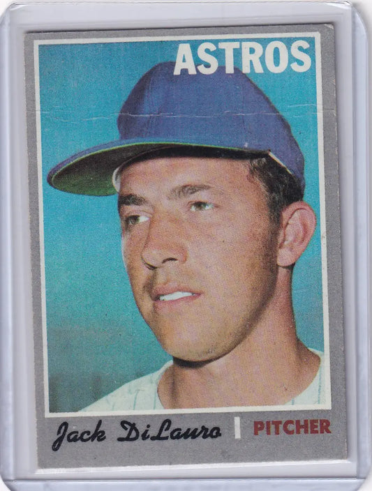 1970 Topps Baseball #382 Jack DiLauro - Houston Astros - Baseball Card Single