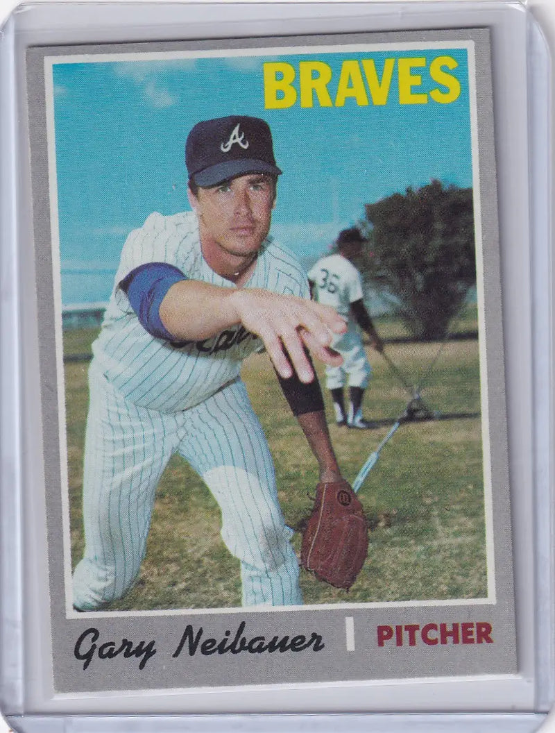 1970 Topps Baseball #384 Gary Neibauer - Atlanta Braves