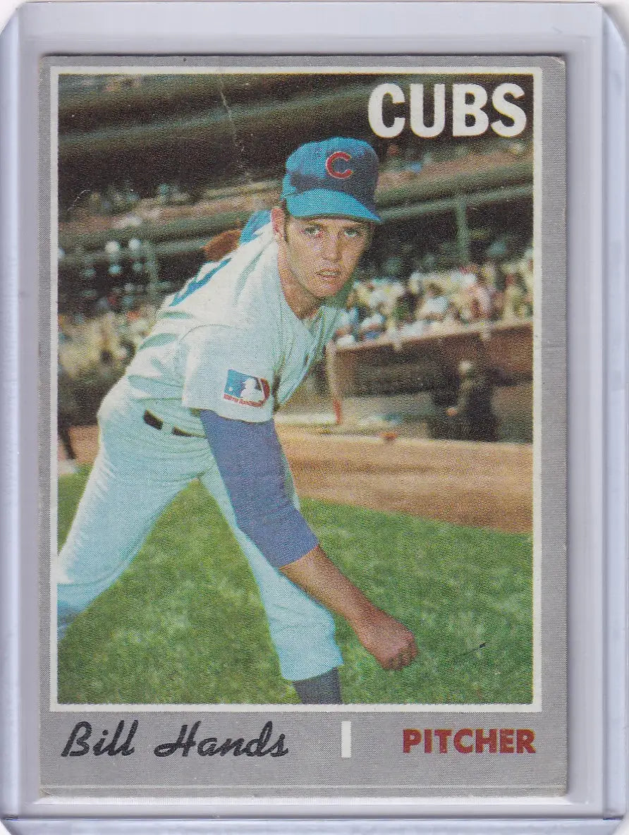1970 Topps Baseball #405 Bill Hands - Chicago Cubs