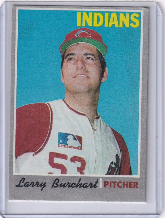 1970 Topps Baseball #412 Larry Burchart - Cleveland Indians - Baseball Card Single