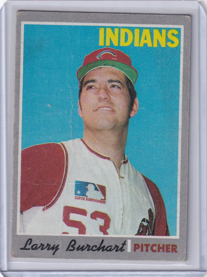 1970 Topps Baseball #412 Larry Burchart - Cleveland Indians