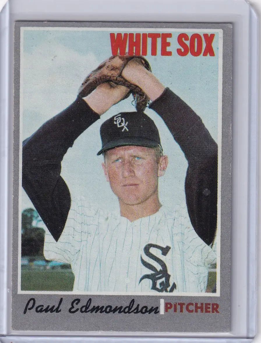 1970 Topps Baseball #414 Paul Edmondson - Chicago White Sox RC - Baseball Card Single