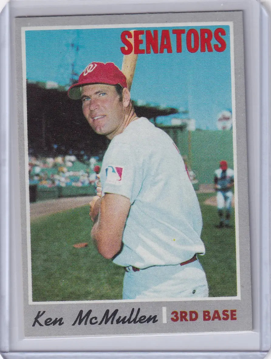1970 Topps Baseball #420 Ken McMullen - Washington Senators