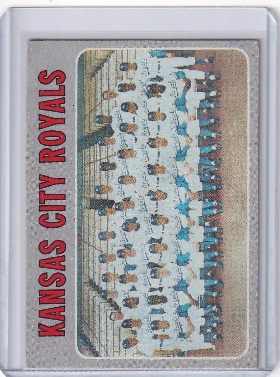 1970 Topps Baseball #422 Kansas City Royals Team - Kansas City Royals