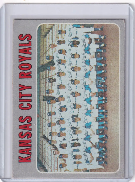 1970 Topps Baseball #422 Kansas City Royals Team - Kansas City Royals - Baseball Card Single