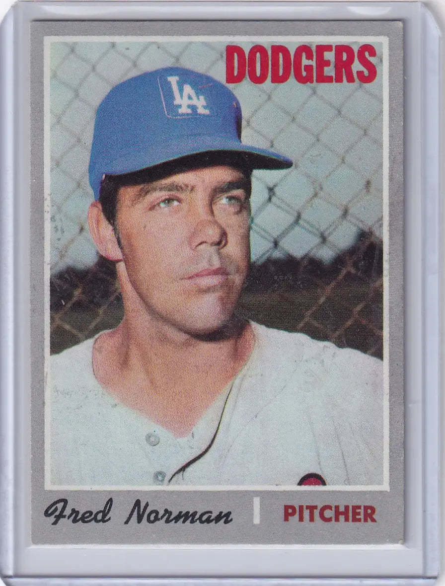 Fred Norman Los Angeles Dodgers 1970 Topps Baseball card image