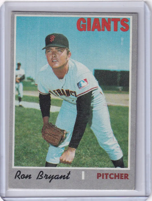 1970 Topps Baseball #433 Ron Bryant RC - San Francisco Giants - Baseball Card Single