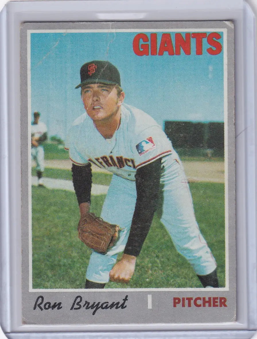 1970 Topps Baseball #433 Ron Bryant RC - San Francisco Giants